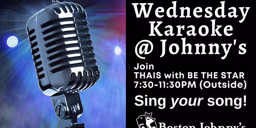 Wednesday Karaoke @Johnny's - 7:30PM