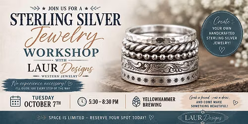 Jewelry Making Workshop @ Yellowhammer Brewing Oct.7th