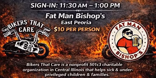 Bikers that care rain or shine ride 