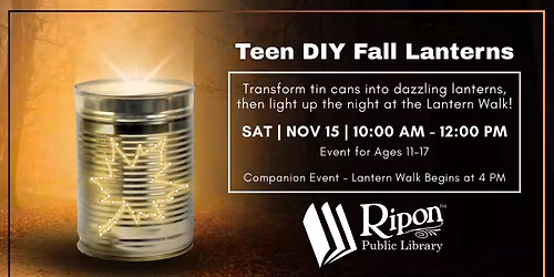 Teens: DIY Fall Lanterns