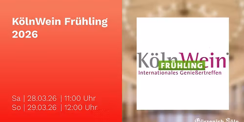 K\u00f6lnWein Fr\u00fchling 2026
