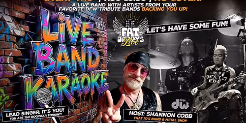 Live Band Karaoke presented by Shannon Cobb