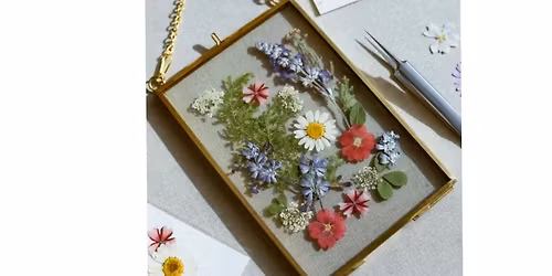 Mother's Day Dried Flower Frames Craft at Edison Hills 