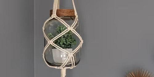 \u2728 Large Macrame Hanging Lantern Workshop - Penticton \u2728