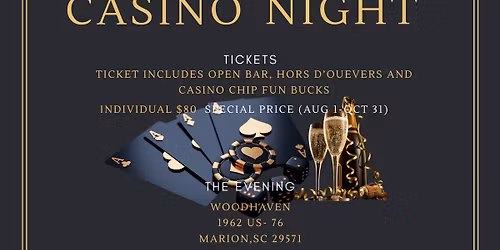 HMRA'S NYE CASINO NIGHT FUNDRAISER
