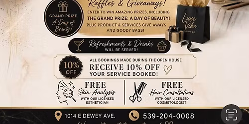 Luxe Vibe Salon Co. Soft Opening Open House