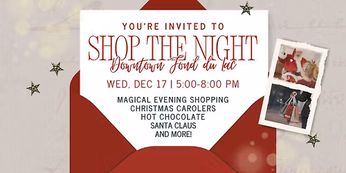 Shop the Night: Downtown Fond du Lac