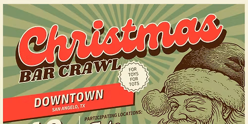 Christmas Bar Crawl for Toys For Tots 