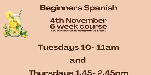Spanish & Coffee Club NOVEMBER