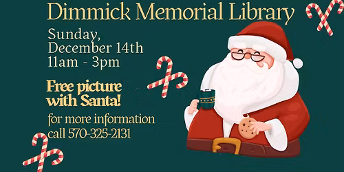 Dimmick Library Pictures with Santa