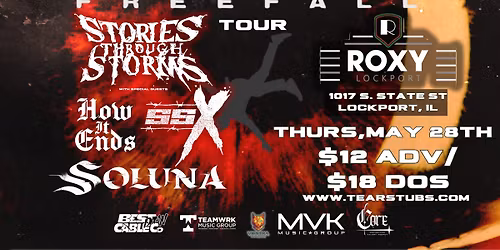 Stories Through Storms, SSX, Soluna, and How It Ends at The Roxy Lockport, IL