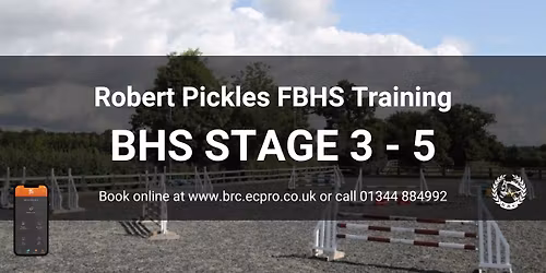 Robert Pickles, FBHS - BHS Exam Training