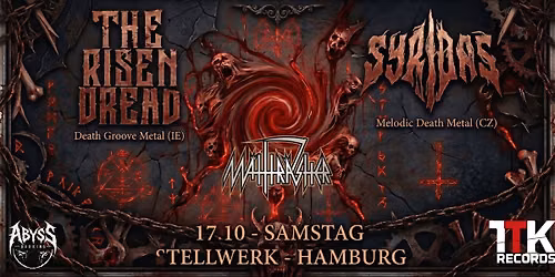 The Risen Dread & Syridas | When Death Comes From Above Tour | Hamburg