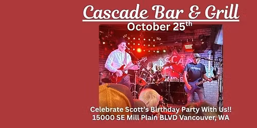 1,000 Year Flood @ Cascade Bar & Grill