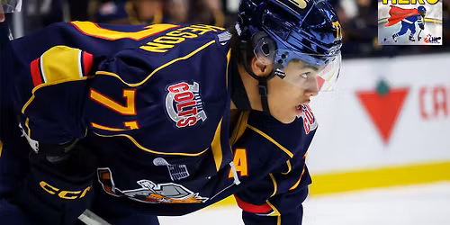 Parking Brantford Bulldogs at Barrie Colts