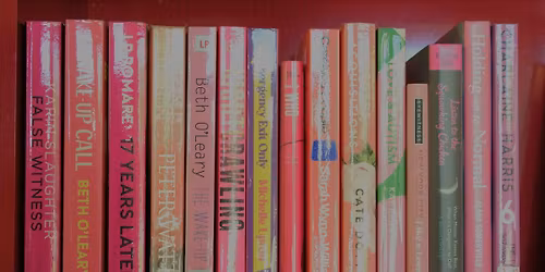 Northam Library Bookclub - pink books