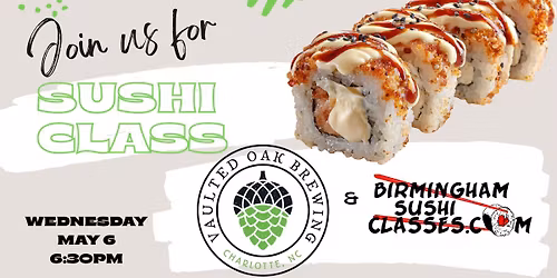 Beginner Sushi Class - Charlotte