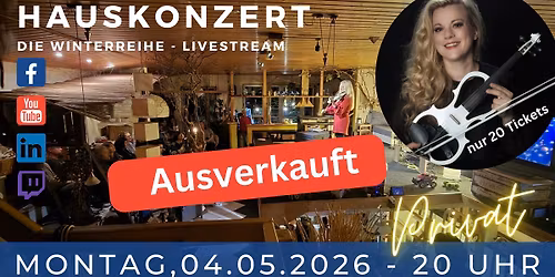 AUSVERKAUFT 7. Hauskonzert 2025\/26 - Live