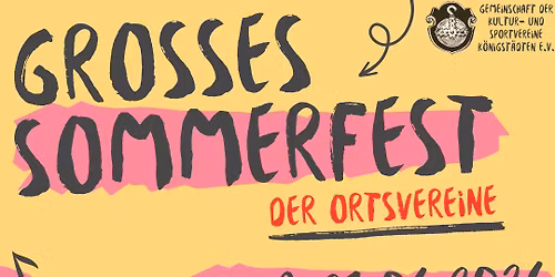 K\u00f6nigst\u00e4dter Sommerfest der Ortsvereine 2026