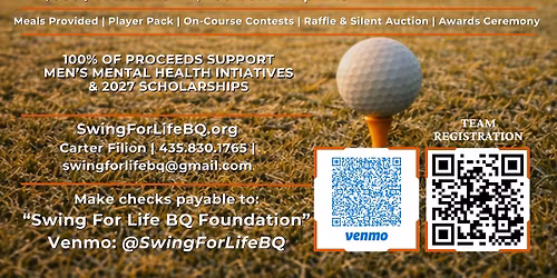Swing for Life BQ Open 2026 | Charity Golf Tournament