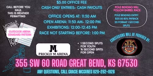 School\u2019s Almost Out Shootout Barrel Race 