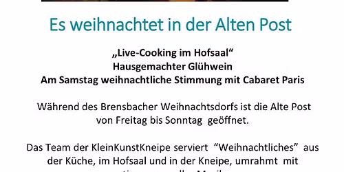 Es weihnachtet in der Alten Post