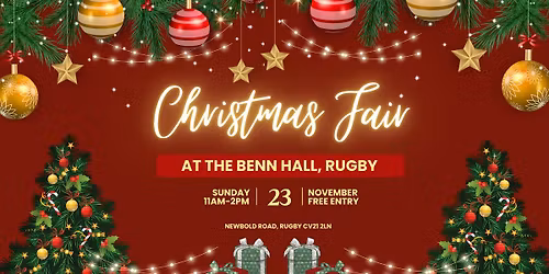 Christmas Fair at the BENN Hall, Rugby