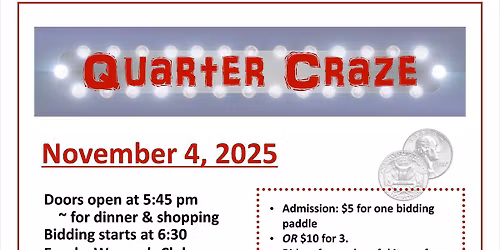 Quarter Craze - Eureka Woman's Club