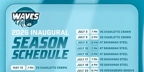 Jacksonville Waves vs. Greensboro Groove