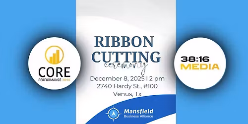 Ribbon Cutting: Core Performance 38:16 & 38:16 Media