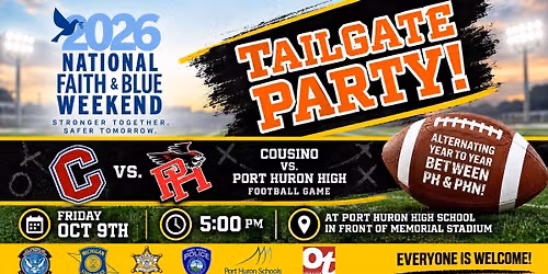 Faith & Blue 2026 Tailgate