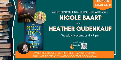 Suspense Authors: Nicole Baart & Heather Gudenkauf