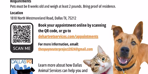 Low-Cost Spay\/Neuter Clinic -Dehart Veterinary Services