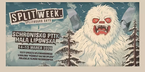 SPLITWEEK. SPLITBOARD DAYS \u2219 Hala Lipowska \u2219 testy \u2219 szkolenia