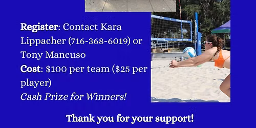 9\/6 Rotational 4s Tournament Fundraiser SU Outdoor Volleyball