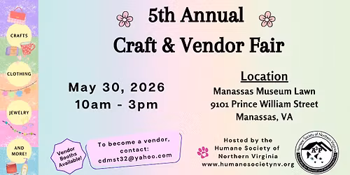 5th Annual Craft & Vendor Fair