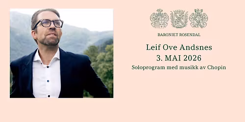 Klassisk helg: Leif Ove Andsnes