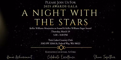 Keller Williams Mountains to Sound & Puget Sound 2025 Awards Gala \u2728