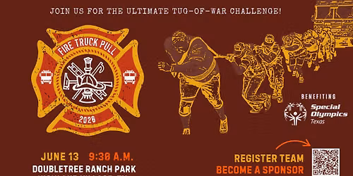 Fire Truck Pull Fundraiser for Special Olympics