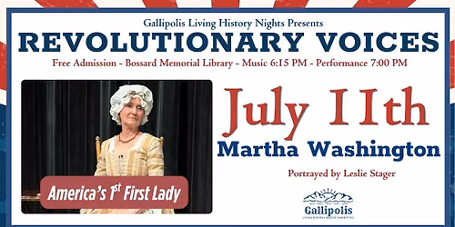 Living History Nights: Martha Washington