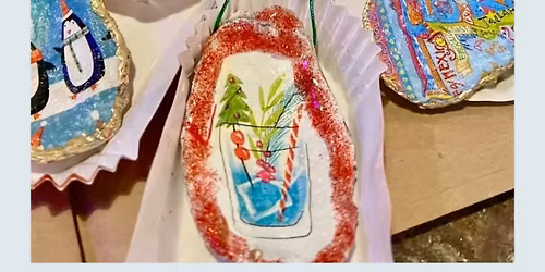 Decoupage Coastal Oyster Shell Class