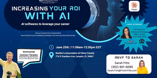 Increasing Your ROI with AI - Featuring Claude AI