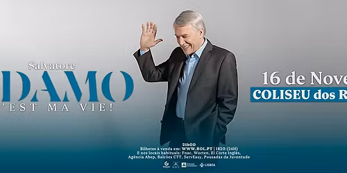 Salvatore Adamo | C\u00b4est Ma Vie! - Coliseu dos Recreios