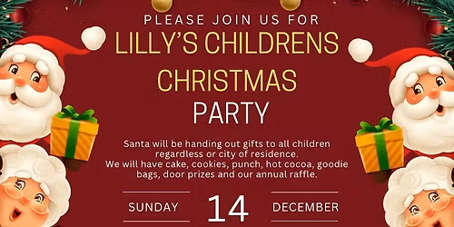 61st Annual Lilly\u2019 Children\u2019s Christmas Party