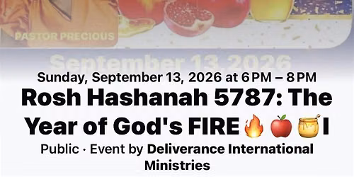 Rosh Hashanah 5787: The Year of God's FIRE!