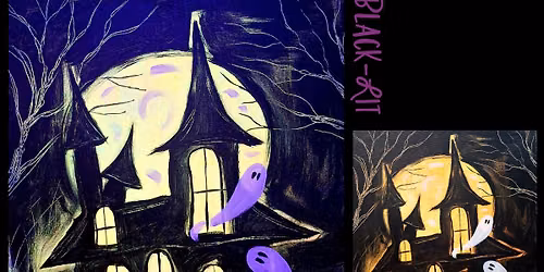 Haunted Mansion Haunted Glow Paint Party!