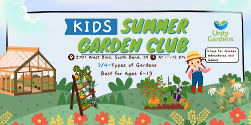 Types of Gardens: Kids Summer Garden Club