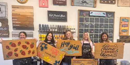DIY Doormats & Mimosas