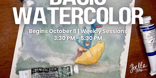 Basic Watercolor Class with Joelle Douthit