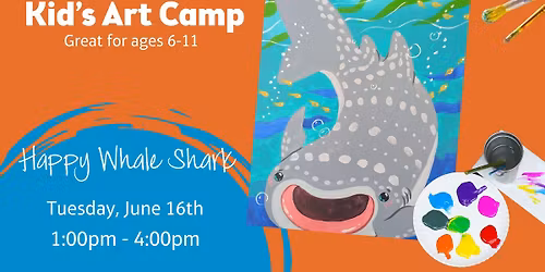 Kid's Art Camp - Happy Whale Shark
